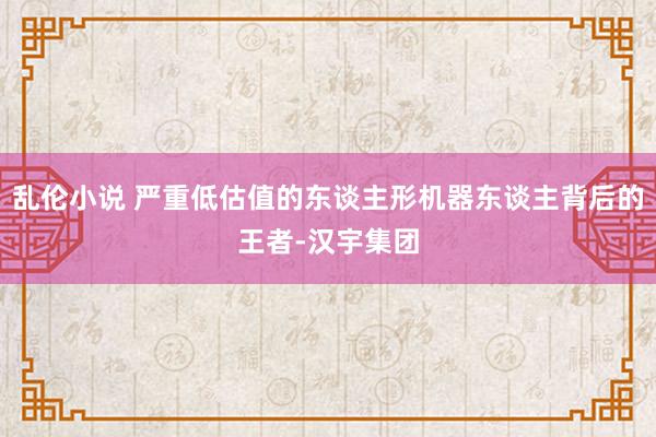 乱伦小说 严重低估值的东谈主形机器东谈主背后的王者-汉宇集团