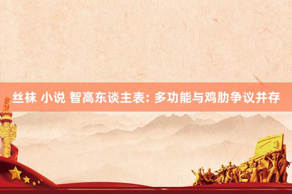 丝袜 小说 智高东谈主表: 多功能与鸡肋争议并存