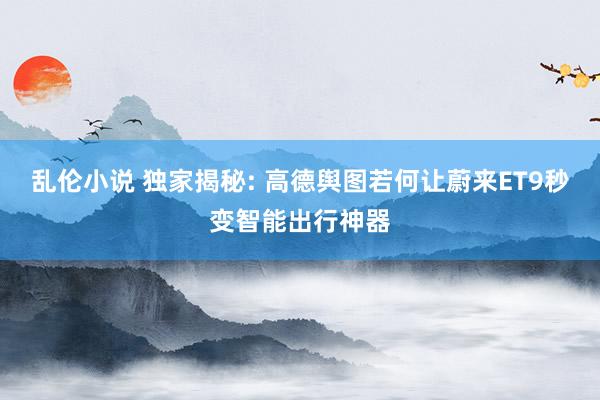 乱伦小说 独家揭秘: 高德舆图若何让蔚来ET9秒变智能出行神器